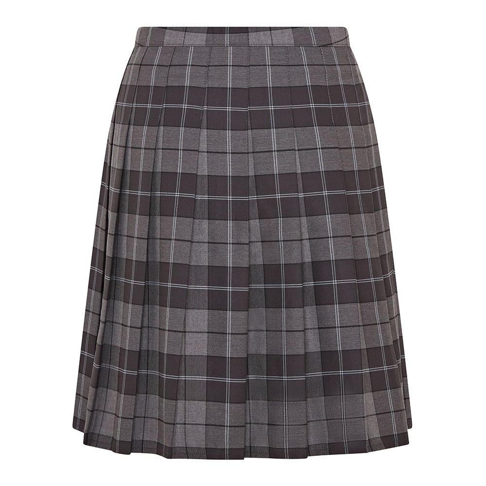 Tartan Senior Stitch Down Pleat Eco-Skirt 