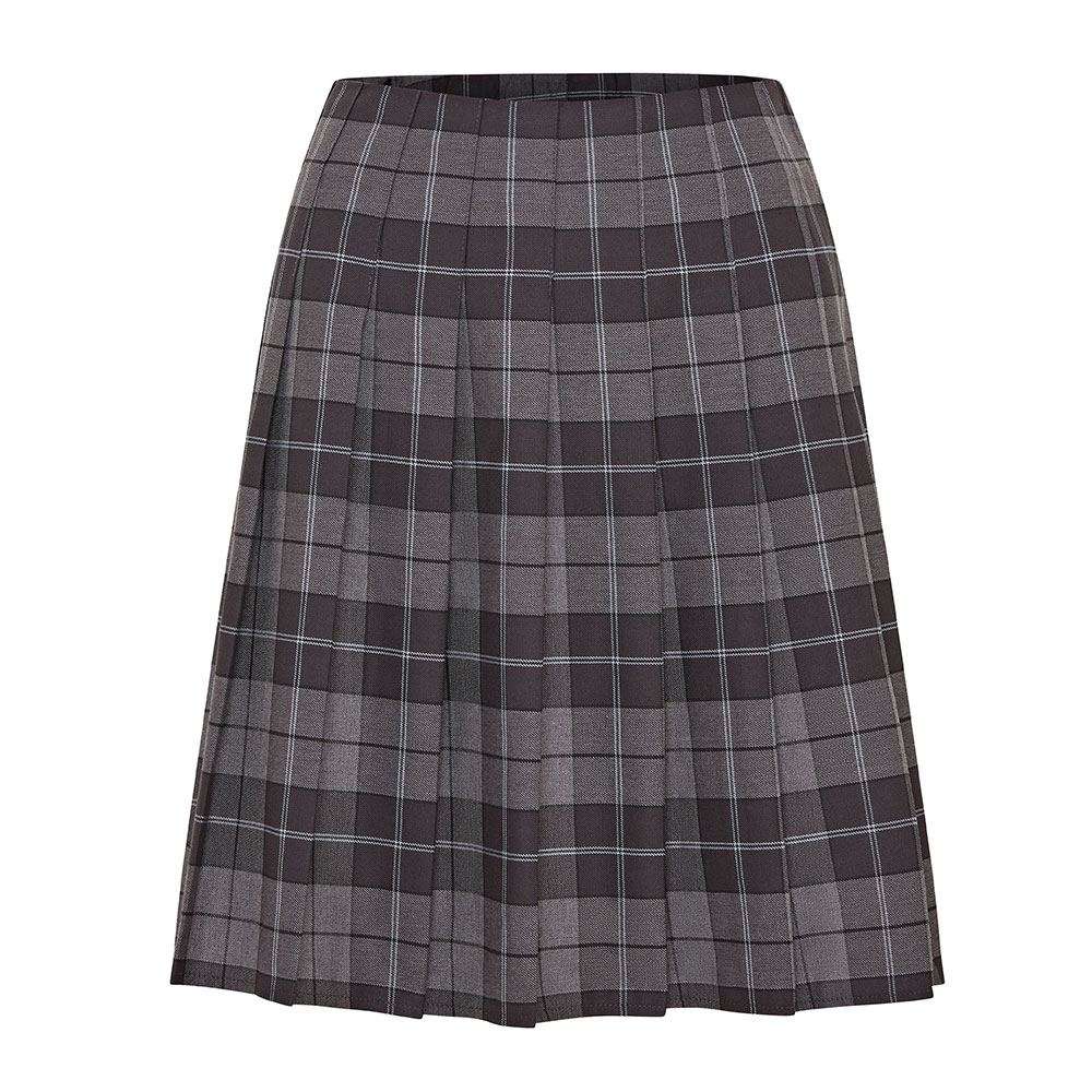 Tartan Senior Stitch Down Pleat Eco-Skirt | Zeco