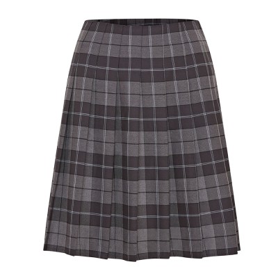 Tartan Senior Stitch Down Pleat Eco-Skirt 