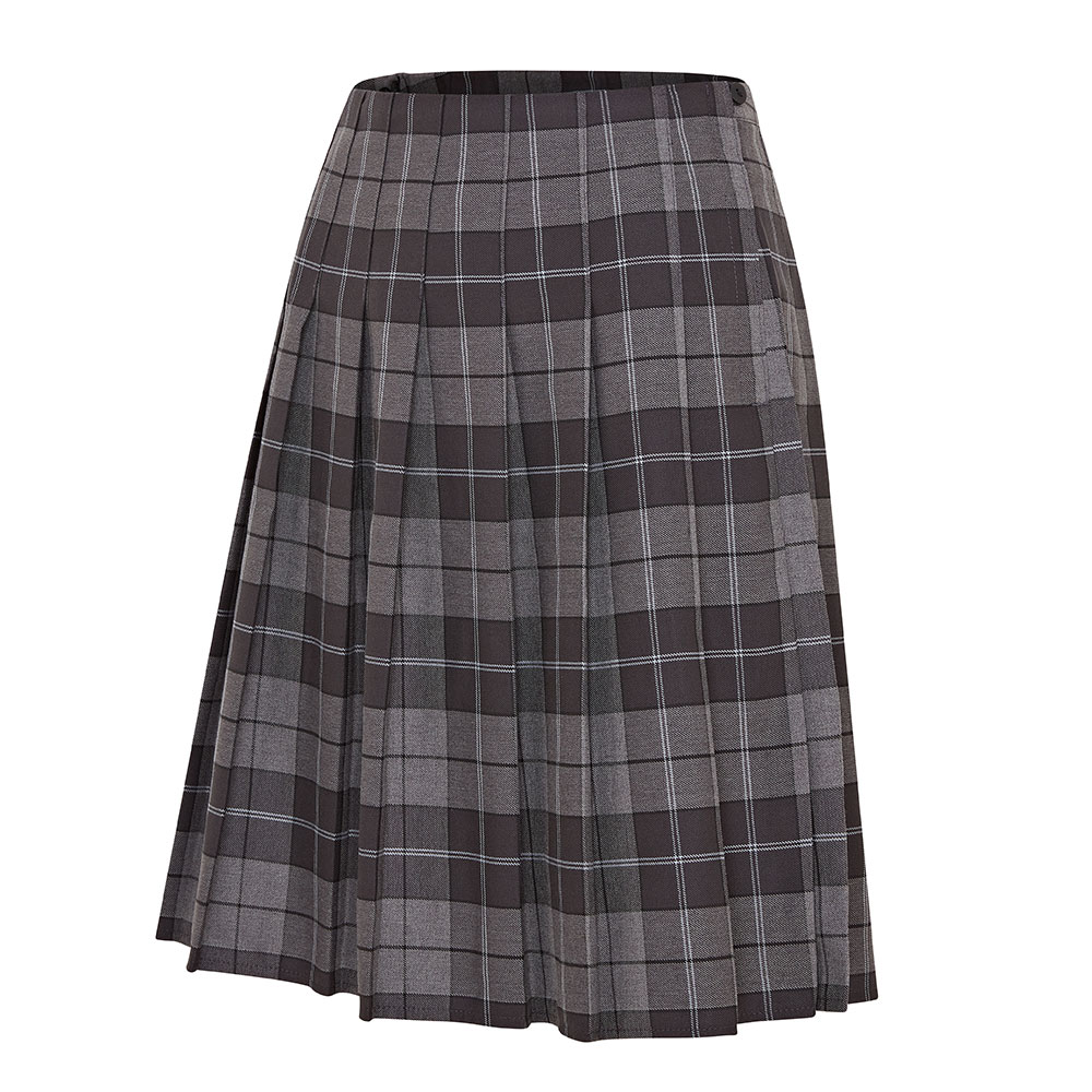 Tartan Senior Stitch Down Pleat Eco-Skirt 