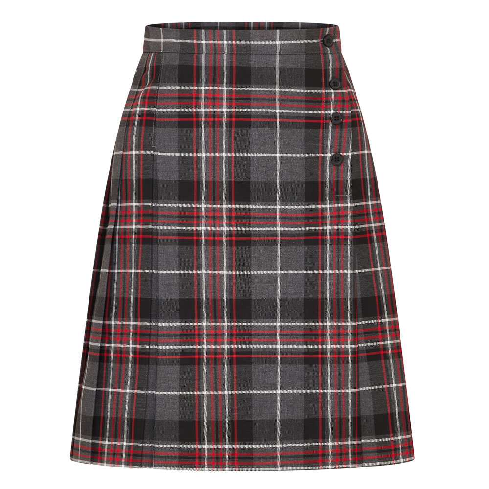 Tartan 4 Button Mock Kilt Eco-Skirt